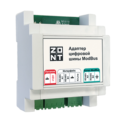 ������� �������� ���� MODBUS ZONT
